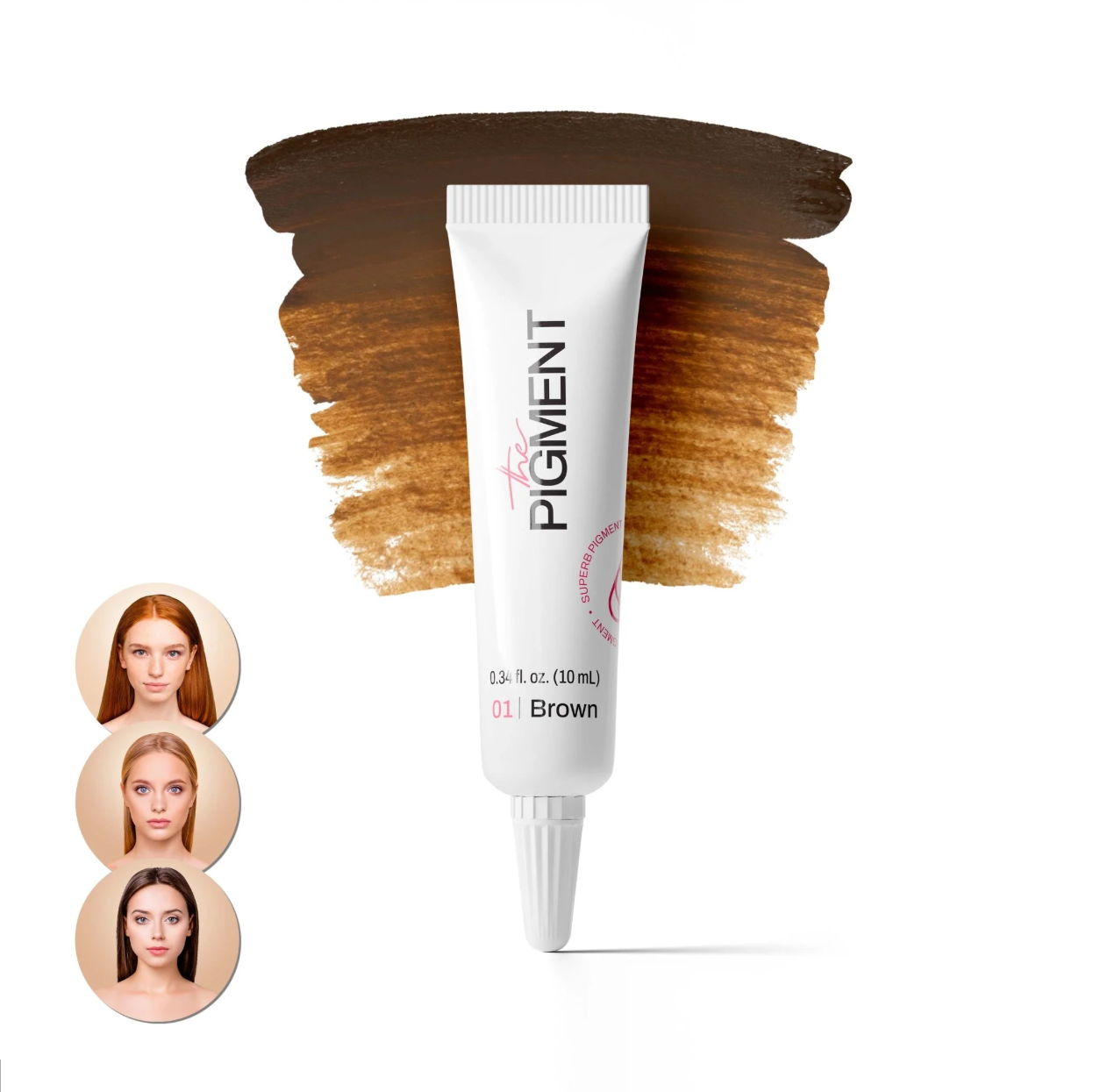 THE PIGMENT მიკრობლეიდინგის პიგმენტი Brown 1 10 მლ.